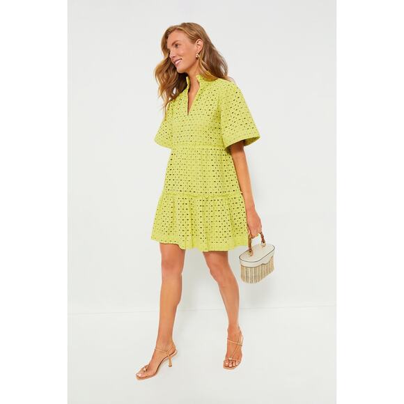 Tuckernuck Lime Eyelet Dress - Picture 6 of 10